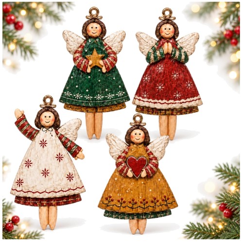 Christbaumschmuck holz engel - christbaumschmuck,