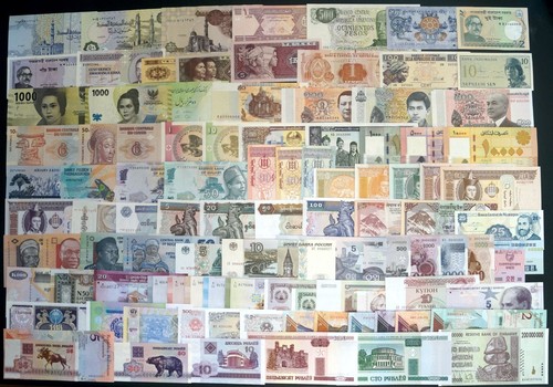 100 verschiedene banknoten - 100,