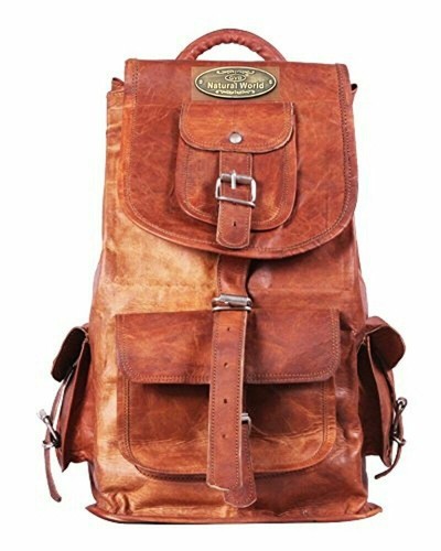 Leder herren rucksack tasche - leder,
