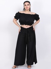 Damen Sommer Wickelhose Lockere Passform Einfarbig Bindeknoten Freizeit Thai ...