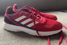Hallenturnschuhe Hallenschuhe Sportschuhe Schuhe Sneaker adidas rot Gr. 42 2/3
