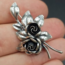 Silber Brosche 925 TEKA