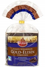 Wicklein Nürnberger Gold Elisen Schokolade Lebkuchen Oblaten Weihnachten 250g