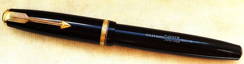 Parker duofold fountainpen in - ,