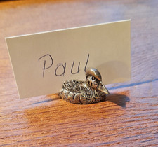 Tischkartenhalter silber für