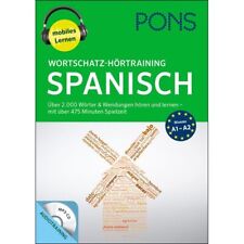 SPANISCH Anfänger-Wortschatz lernen - Hörtraining mit MP3-CD + Begleitheft
