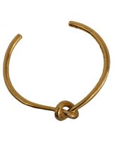 CELINE Knot Bracelet Knoten Armreif S M gold dünn Model Influencer Mit Beutel OS