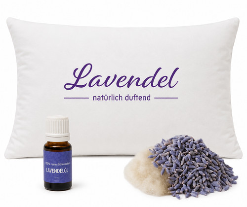 Lavendelkissen gefüllt