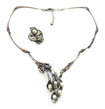 Elegantes PERLI 835 Silber