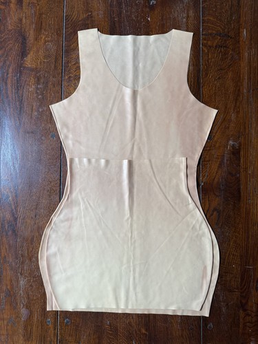 Latex twin set minikleid - set,