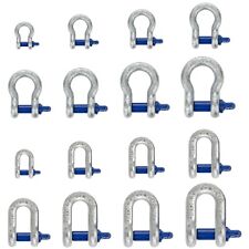 Hochfeste Schäkel geschweift oder gerade Rundschäkel Verbinder 0,33 t bis 25 t 