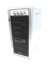 PC Gehäuse Sharkoon mit neuen Lüfter Regler, fünf blaue Lüfter, Kartenleser, seh