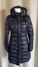 MILESTONE leichter Übergangs Mantel schwarz mit Kapuze Größe 36/38