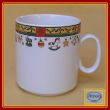 Arzberg, Merry Christmas,1 Becher, Henkelbecher, Weihnachtsgeschirr, Weihnachten