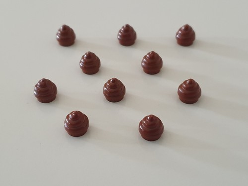 10x lego platte swirled kuchen - 10x,