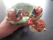 Rosenkugel Keramik Handarbeit