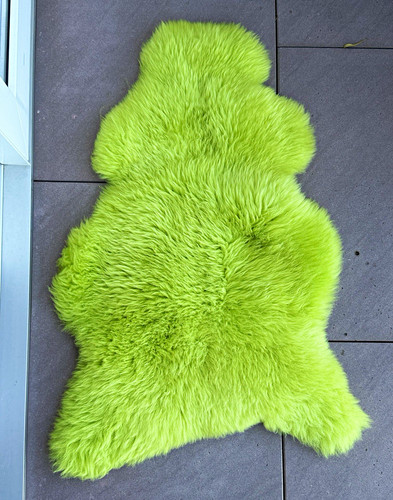 Grünes schaffell 110 cm - grünes,