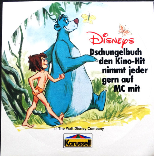 Werbe aufkleber dschungelbuch - werbe-aufkleber,