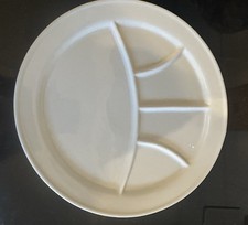 12 Fondue Teller Weiß