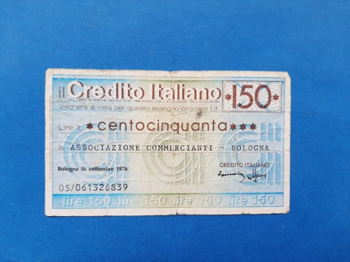 150 lire miniassegni - lire,