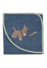Sterntaler Kapuzenbadetuch Esel Emmilius mittelblau 80x80 cm Art-Nr. 7102106 Neu
