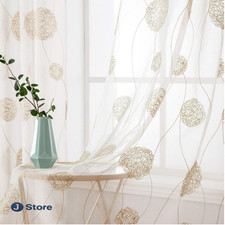 Blumenstick Vorhang 2er Set