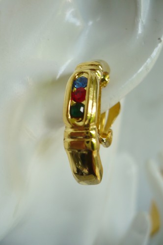 Klasse ohr clips strass halb - ohr,