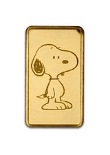 Goldbarren 0,5 Gramm Gold  Peanuts ® Snoopy 75th Anniversary im Blister