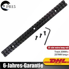 25 Slots 257mm Lange 20mm