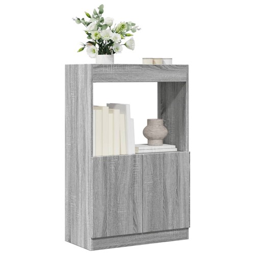 Highboard grau sonoma - sonoma, eiche