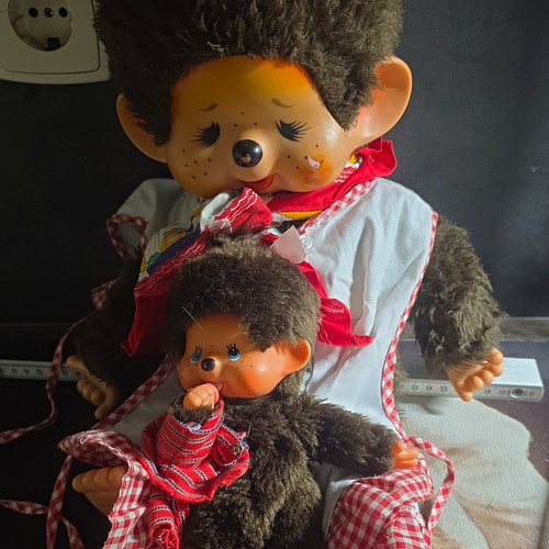 Monchhichi plüschfiguren - 2x,