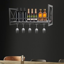 Glas Weinregal Vintage Wandbar