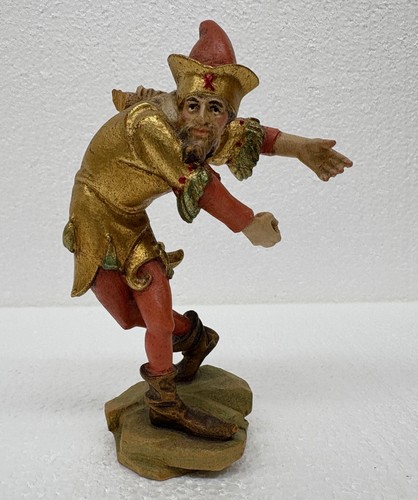 Vtg wood carved moresca - carved, morris