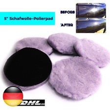 5tlg Lammfell-Polierpad Set