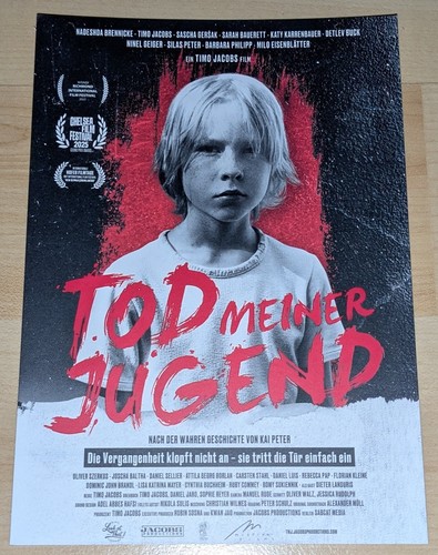 Postkarte tod meiner jugend - postkarte, "tod