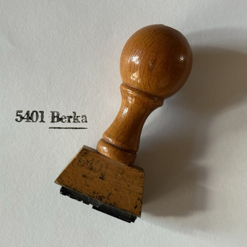 Berka 5401 holzstempel - berka,