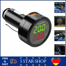 Voltometer 12V 24V USB C