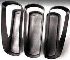 Stehsammler, 3 Stück, schwarz, Kunststoff, Akten, Zeitschrften, Ablagen, DIN A4