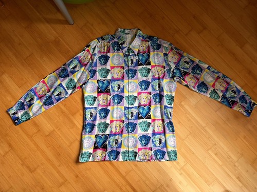 Versace hemd seide 56 - seide, gr.56