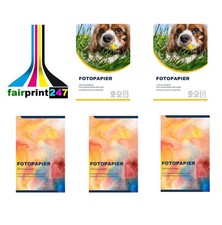 Fotopapier glänzend wasserfest 10x15 cm DIN A4 160 200 240 g/m² Auswahl