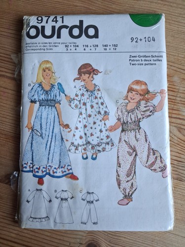 Burda vintage schnittmuster - burda,