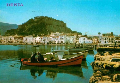 Denia hafen schloss - hafen,