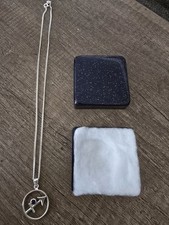 925er Feinsilber Kette KREUZ