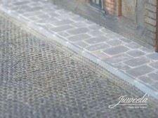 Flexibles Pflastersegment FLEXYWAY Kleinpflaster Gehweg Rinne 1:87 Juweela