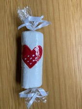 Gästehandtuch mit Herz 30 x 50 cm