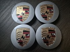4x Porsche Cayenne original Rad Felgendeckel Nabenkappen 76mm 7P5601151 Panamera