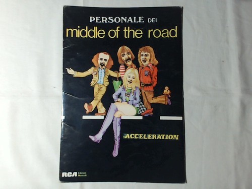 Middle the road - of,