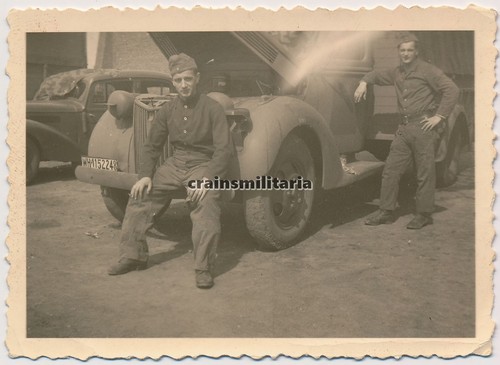 Orig foto soldaten mit ford - foto,