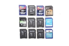 12x SD Karten SanDisk
