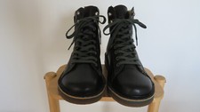 Grünbein Louis schwarz Gr.5 Gr.38 Boots Neuwertig Leder TOP